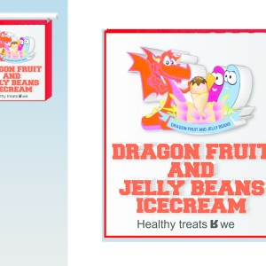 dragon fruit soft serve ice cream mix